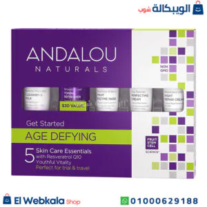 مجموعة العناية بالبشرة اندالو ناتشورال - Andalou Naturals, Get Started, Age Defying, Skin Care Essentials مجموعة العناية بالبشرة Andalou Naturals