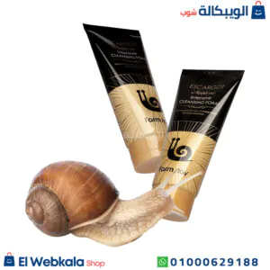 غسول فارم ستاي الحلزون الكوري للتنظيف العميق وتجديد خلايا البشرة | farmstay escargot noblesse intensive cleansing foam 180ml غسول فارم ستاي