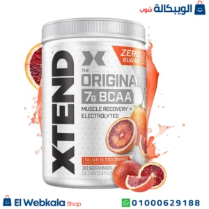 مكمل الاحماض الامينية eaa لتقوية العضلات وتسريع عملية الاستشفاء العضلي – xtend EAA essential amino acids powder 40 serving, Blood Orange مكمل الاحماض الامينية eaa لتقوية العضلات وتسريع عملية الاستشفاء العضلي – xtend EAA essential amino acids powder 40 serving, Blood Orange