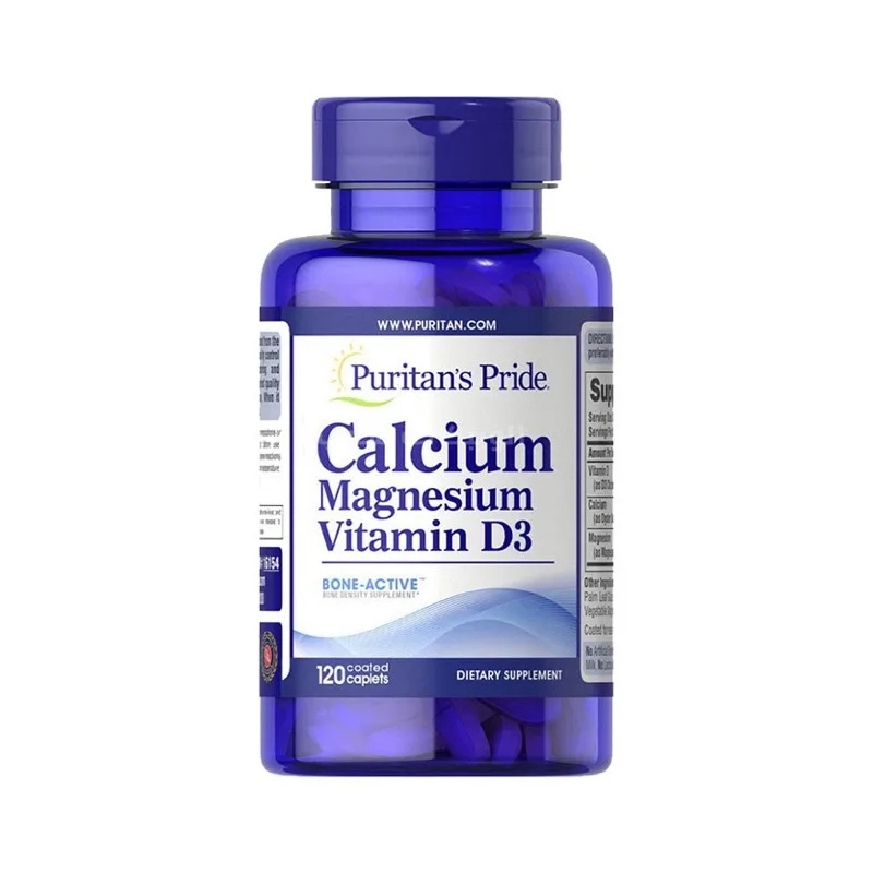 كالسيوم مغنيسيوم فيتامين د لتحسين الصحة العامة – calcium magnesium vitamin d3 120 caplets puritan’s pride