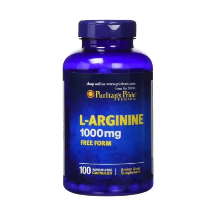 كبسولات الارجنين لتعزيز الأداء البدني ‏1000 ملجم | L-arginine 1000mg - puritans pride - 100 cap