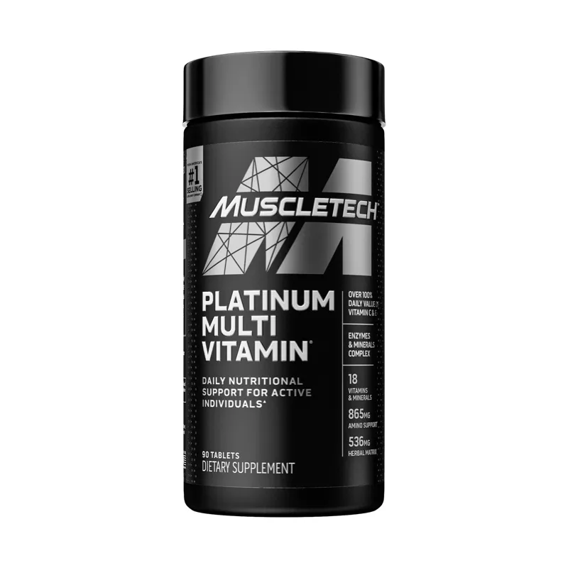 مسل تك بلاتينيوم ملتي فيتامين للرياضيين 90 كبسولة – Muscletech Platinum Multivitamin