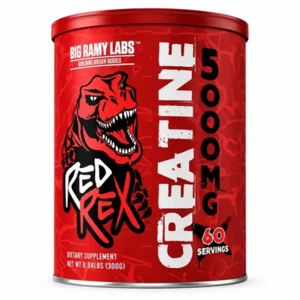 كرياتين بيج رامي لتقوية العضلات وتسريع عملية الاستشفاء العضلي – Big Ramy Labs Red Rex Creatine 5000Mg-60Serv.-300G