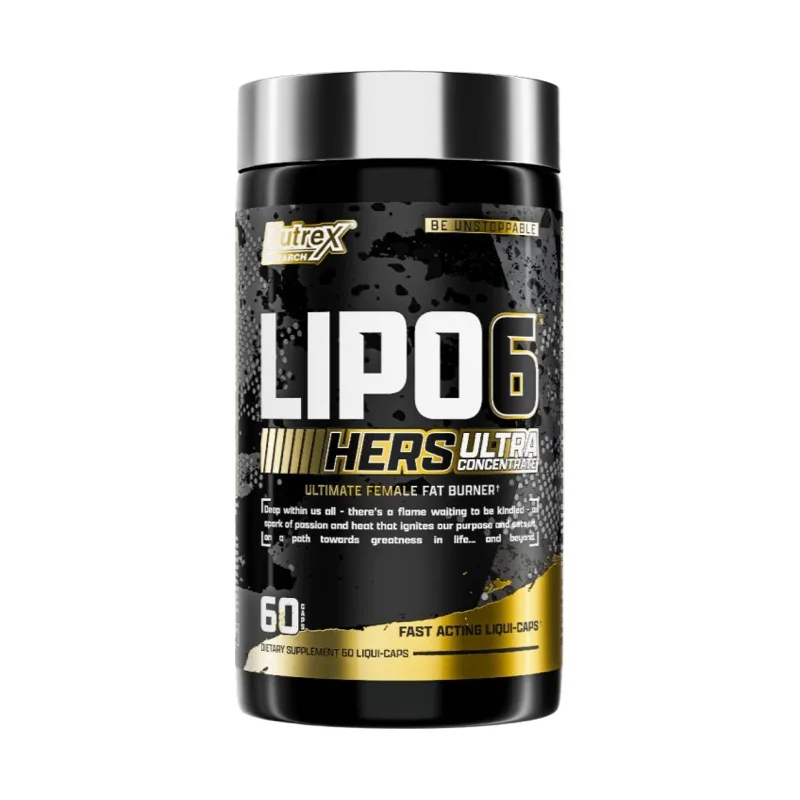 حبوب ليبو 6 بلاك للنساء لبناء العضلات وحرق الدهون - nutrex lipo-6 black intense ultra concentrate