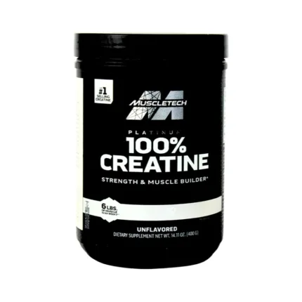 كرياتين بلاتنيوم لكمال الاجسام 400 جرام | Muscletech platinum creatine 80 servings 5g creatine UNFLAVORED