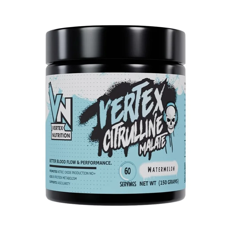 مكمل السيترولين ماليت لتقليل آلام العضلات بعد التمرين – vertex citrulline malate 150gm 60servings Watermelon - supplement-184 مكمل السيترولين ماليت لتقليل آلام العضلات بعد التمرين – vertex citrulline malate 150gm 60servings Watermelon